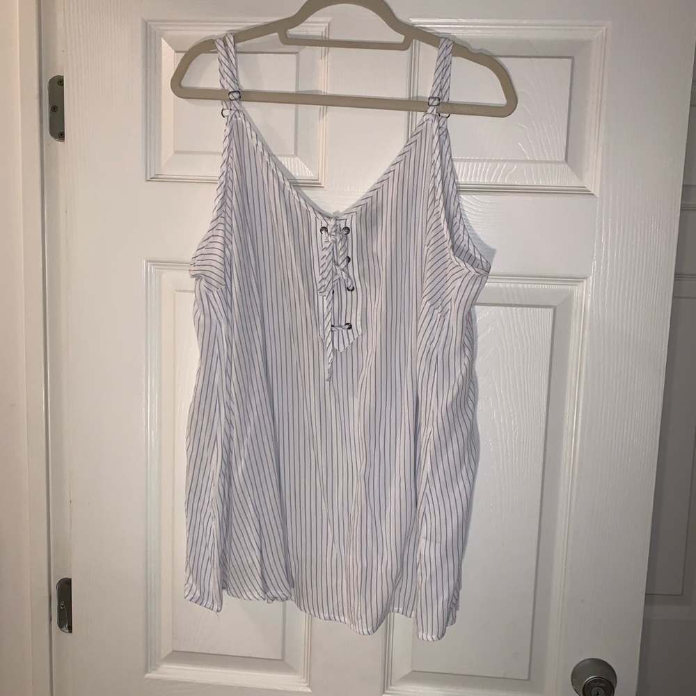 Torrid White Tank Top